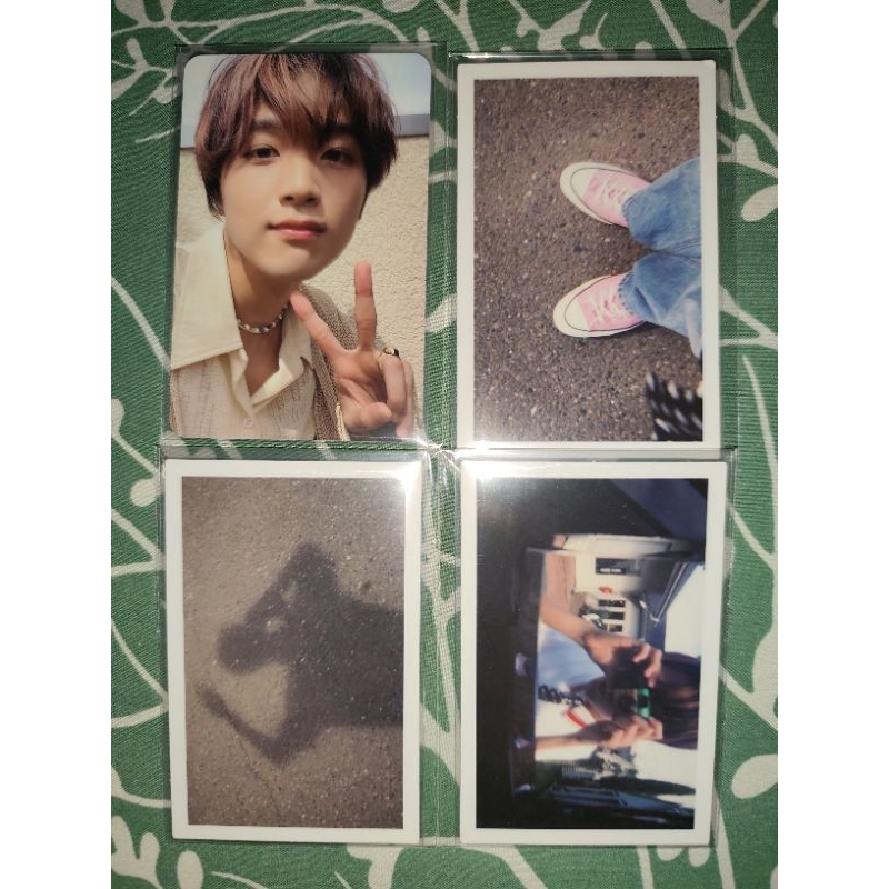 (BACA DESK) Photocard Official NCT Dream Haechan Blue To Orange Set