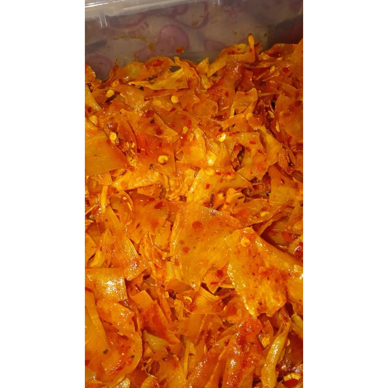 

keripik singkong pedas gurih