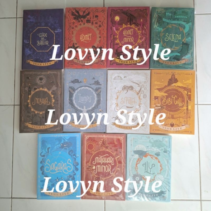 [ORIGINAL] Paket Novel Tere Liye (11 buku) : Ceros dan Batozar, Komet, Komet Minor, Selena, Nebula, 