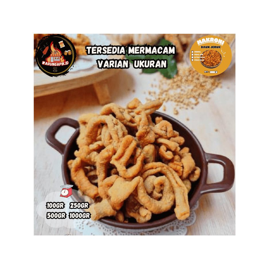 

KERIPIK USUS SNACK LEZAT JAWARA