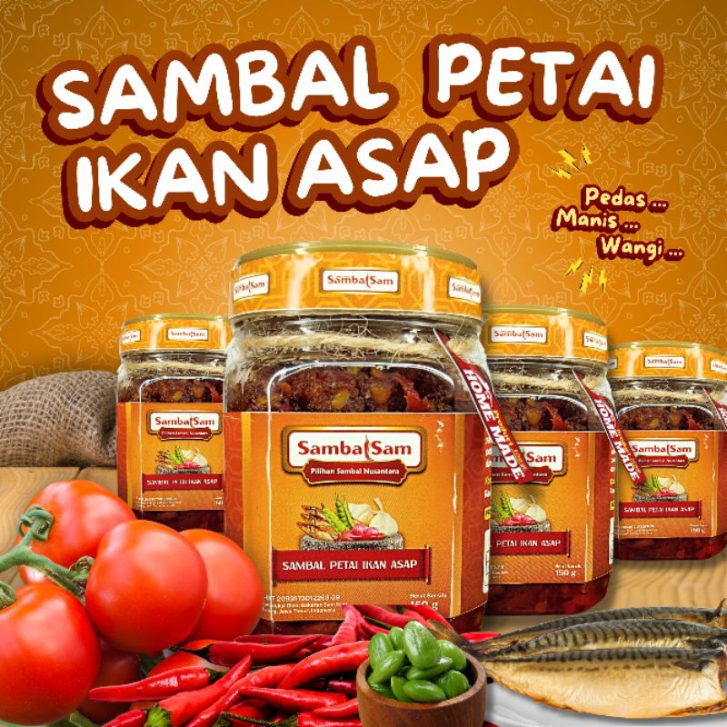 

Sambal Petai Ikan Asap SambalSam 175 g