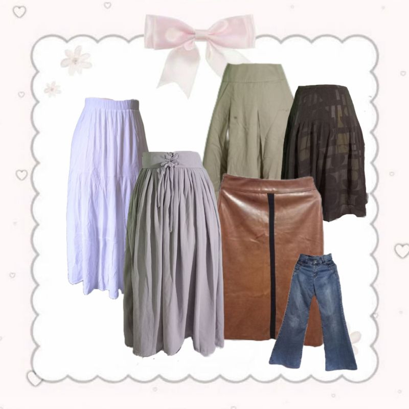 PRELOVED BAWAHAN || MINI SKIRT || ROK VINTAGE || ROK KULIT || CUTBRAY || YEARBOOK || FAIRY