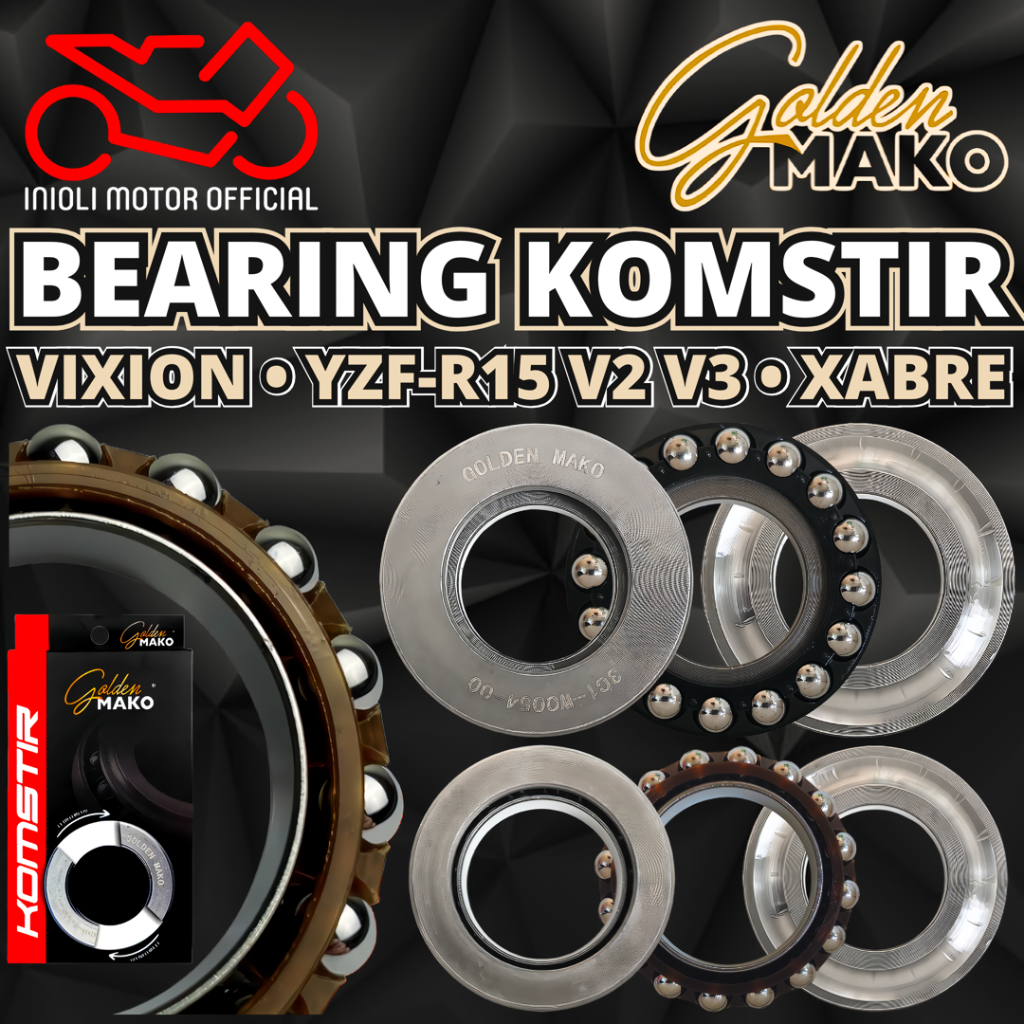 KOMSTIR GOLDEN MAKO XABRE YZF-R15 R15 V2 V3 VVA VIXION OLD VIXION NEW VIXION LIGHTNING ADVANCE NVL N