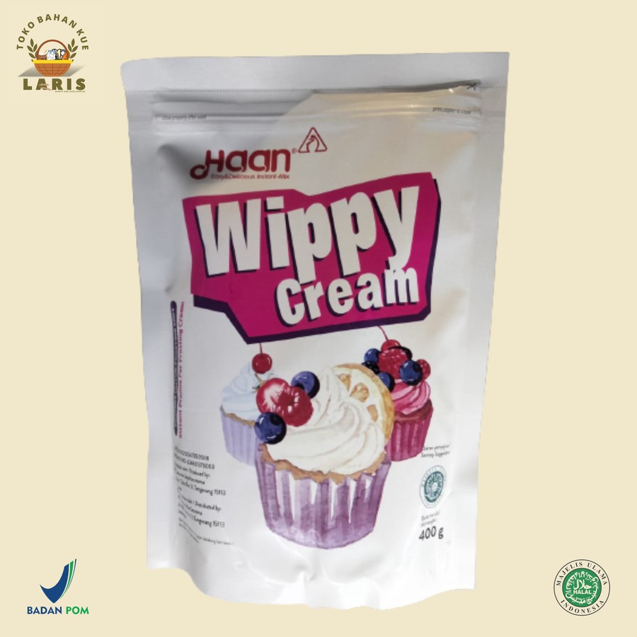 

HAAN WIPPY CREAM KEMASAN POUCH