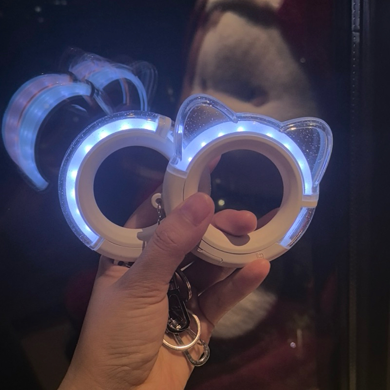 READY ITZY Mini Lightstick Light Ring Keychain Gantungan Lightstick