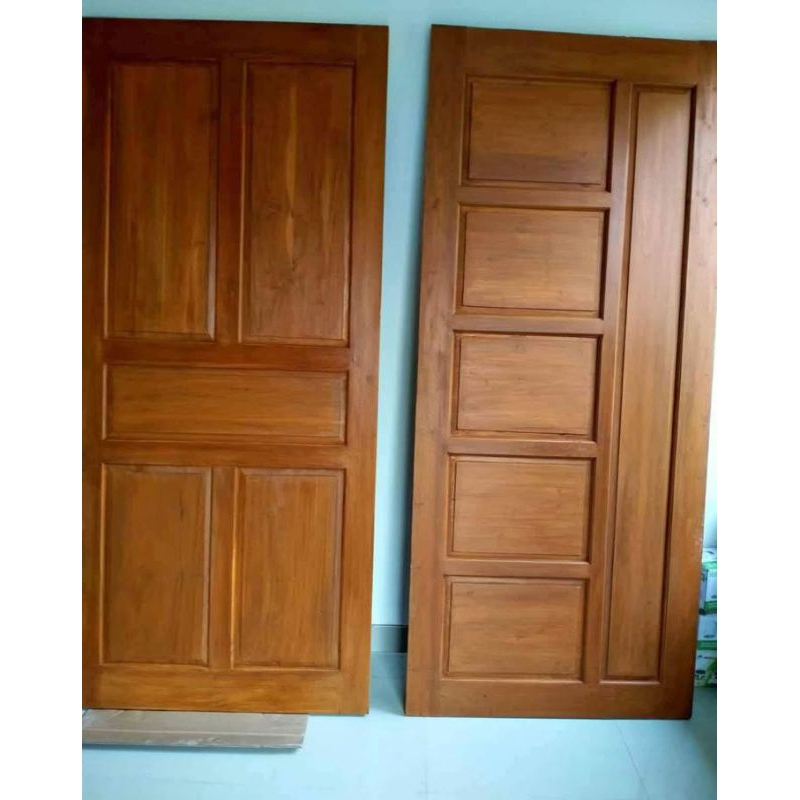 pintu jati sudah plitur ukuran po(via cargo
