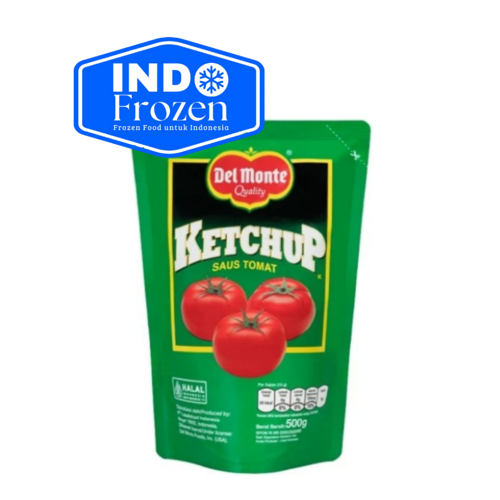 

DELMONTE TOMATO SAUCE 500GR POUCH/SAUS TOMAT