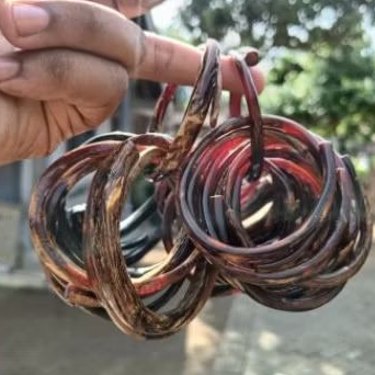 bahan akar bahar merah natural size kretek filter