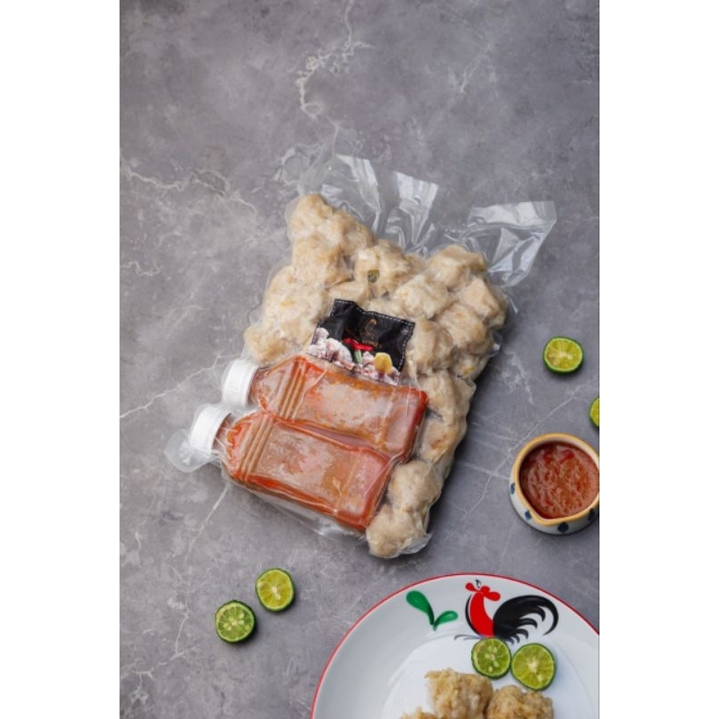 

siomay ayam frozen 30 pcs free bumbu kacang 2 botol