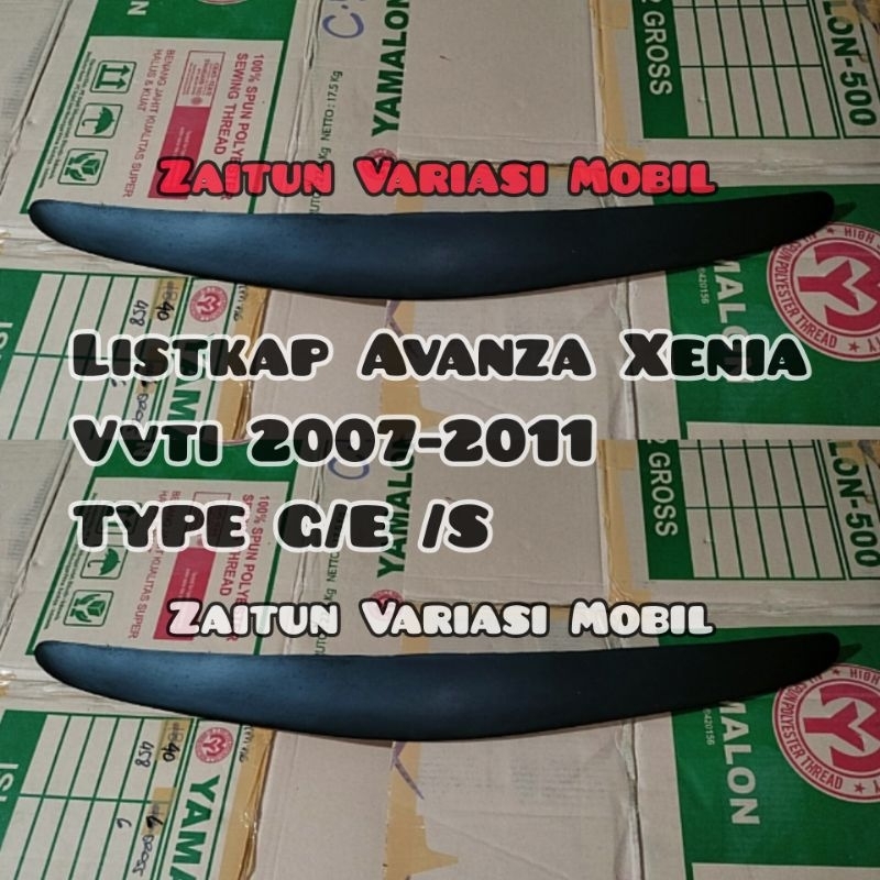 Lis list kap mesin trisplang avanza xenia G/E/S 2007-2011