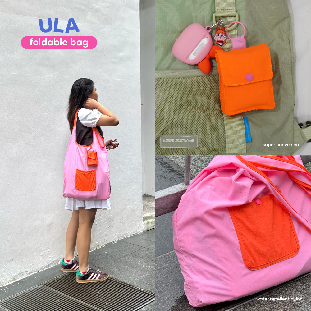 Foldable Nylon Bag Foldable ping Bag Tote Bag Nylon Tas Belanja Lipat ULA Series