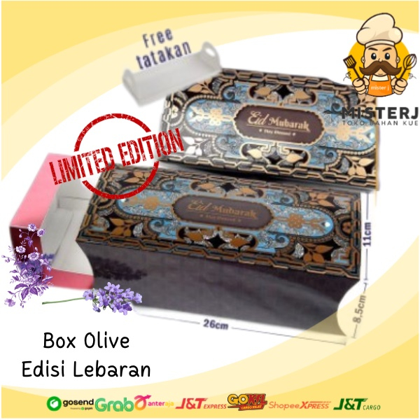 

Box Olive Edisi Lebaran Limited | Uk 26x11x8.5 | 1 Pack | 3 Pcs