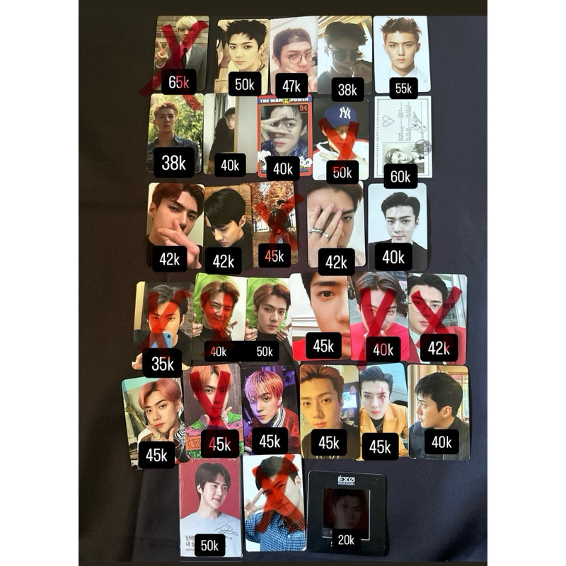 SEHUN OFFICIAL PHOTOCARD