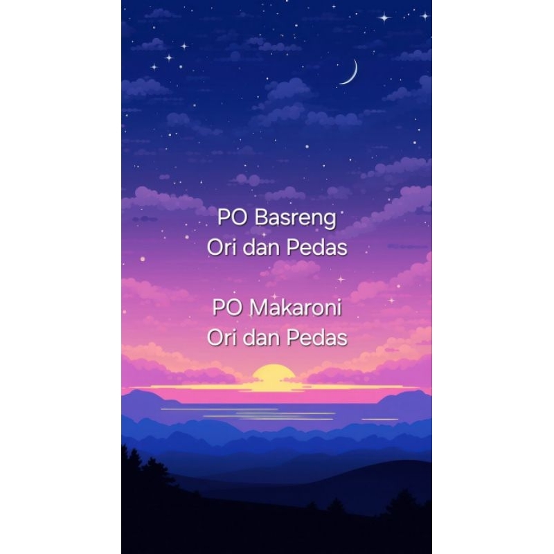 

(PO) BASRENG DAN MAKARONI