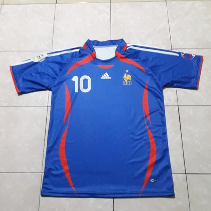 Jersey Bola Retro France 2006
