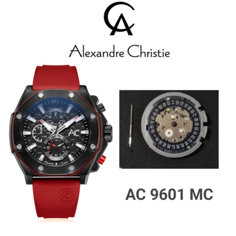 Mesin Jam Tangan Alexandre Christie Type AC9601MC / 9601 MC ORIGINAL