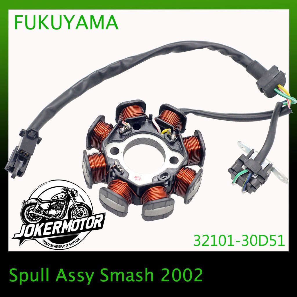 Fukuyama Spool Spull Stator Assy Komplit Smash 2002 / Spul Smash
