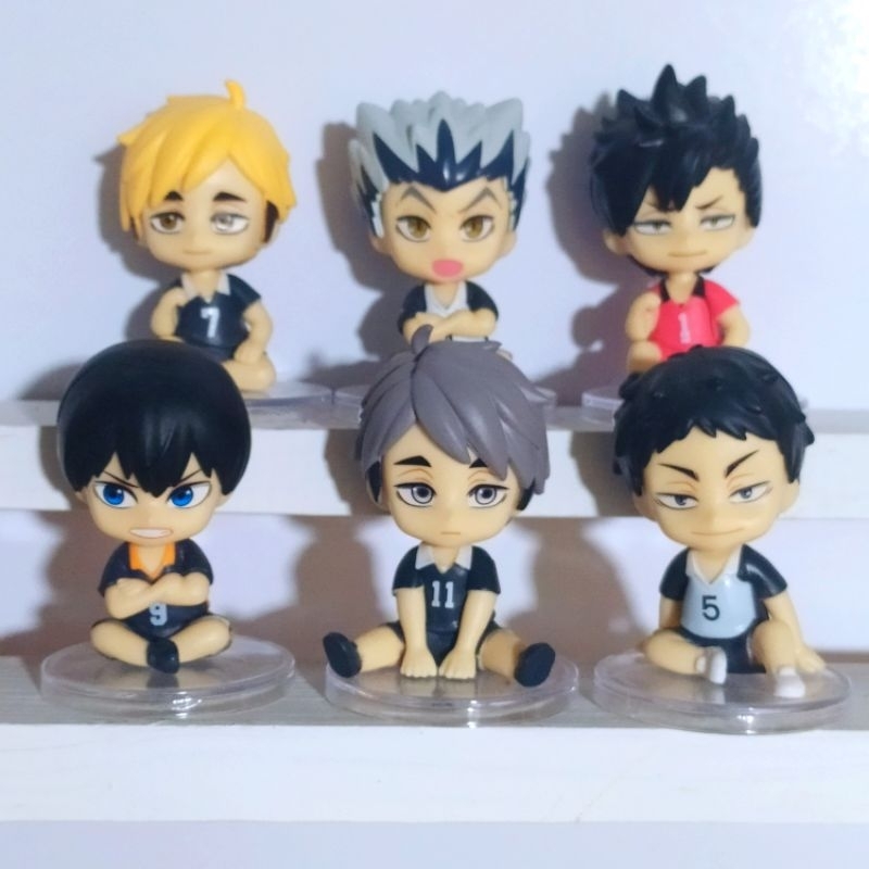 Action Figure Anime Haikyuu Chibi Duduk