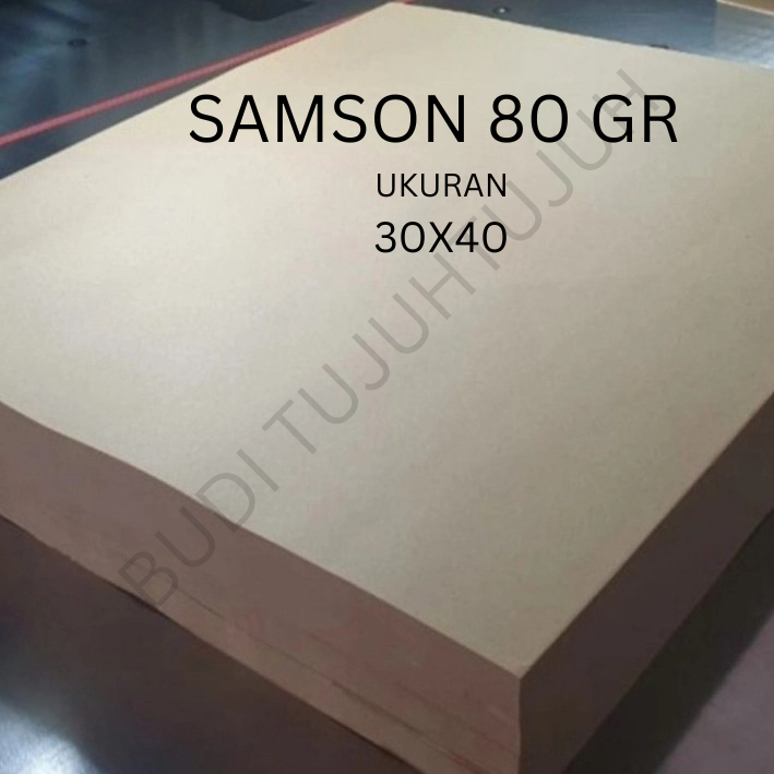 

Kertas samson 80 gram alas kaki cuci mobil 30x40 isi 125 lembar KERTAS BUNGKUS