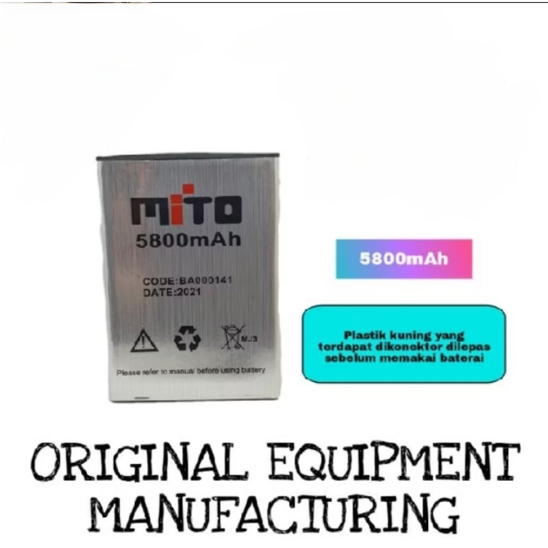 BATERAI MITO/ Z1 PLUS/BA000141/BATERAI BATRE