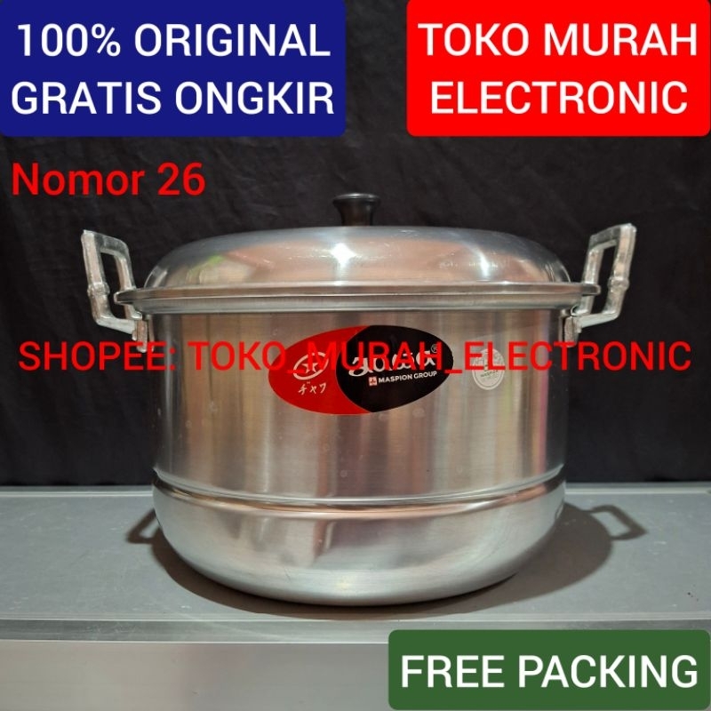 TME - Dandang Jawa 26 Cm Original Panci Kukusan Serbaguna