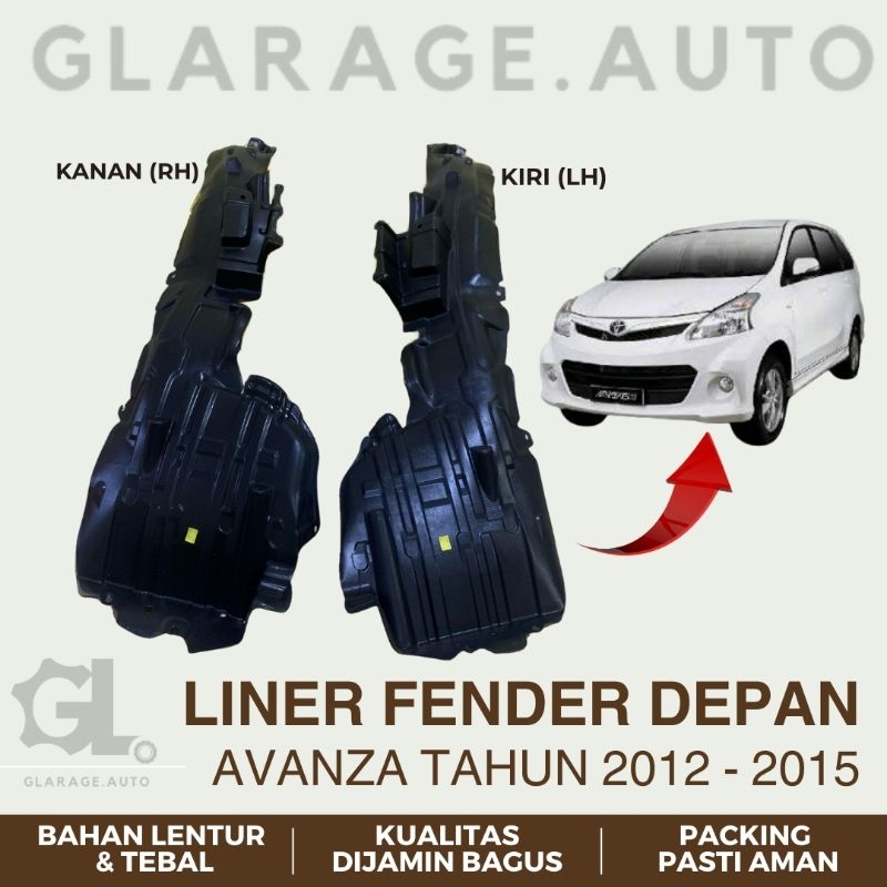 LINER FENDER DEPAN AVANZA 2012 2013 2014 2015