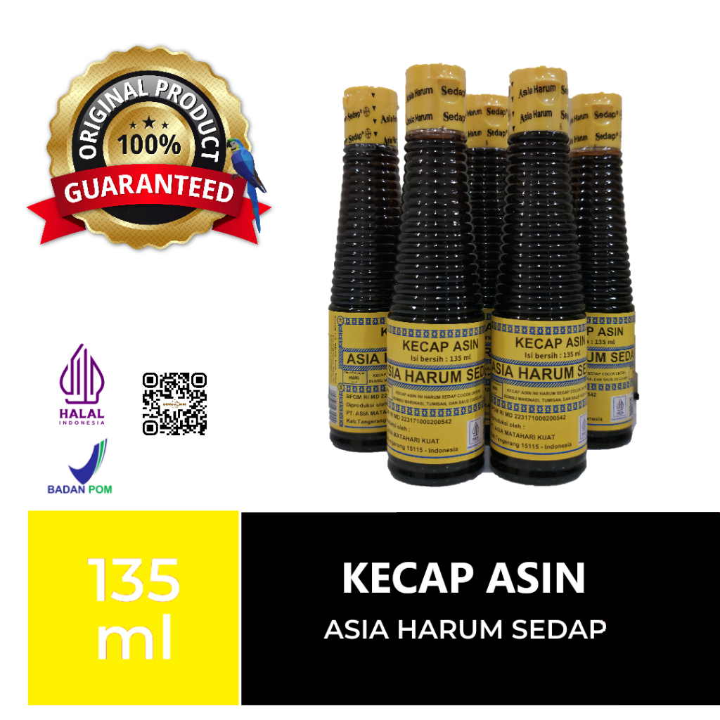 

Kecap Asin ASLI Asia Harum Sedap 135 ml