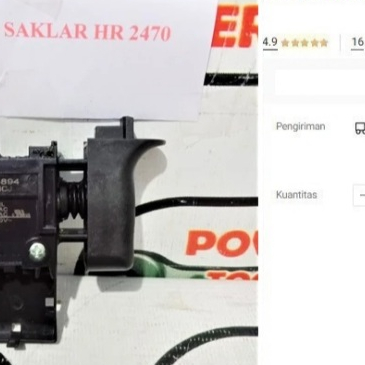

Switch Bor MAKITA HR 2470 650589-4 C3VA-2L SDS Plus HR2470 Saklar Ori