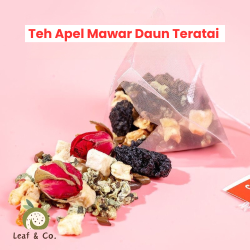 

Teh Buah Apel Bunga Mawar Daun Teratai Diet Langsing / Apple Fruit Red Rose Buds Lotus Leaf Diet Tea