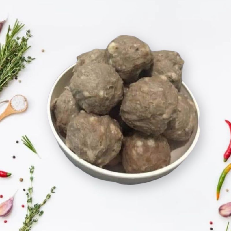 

Bakso sapi (gratis kuah bakso dan minyak bawang)