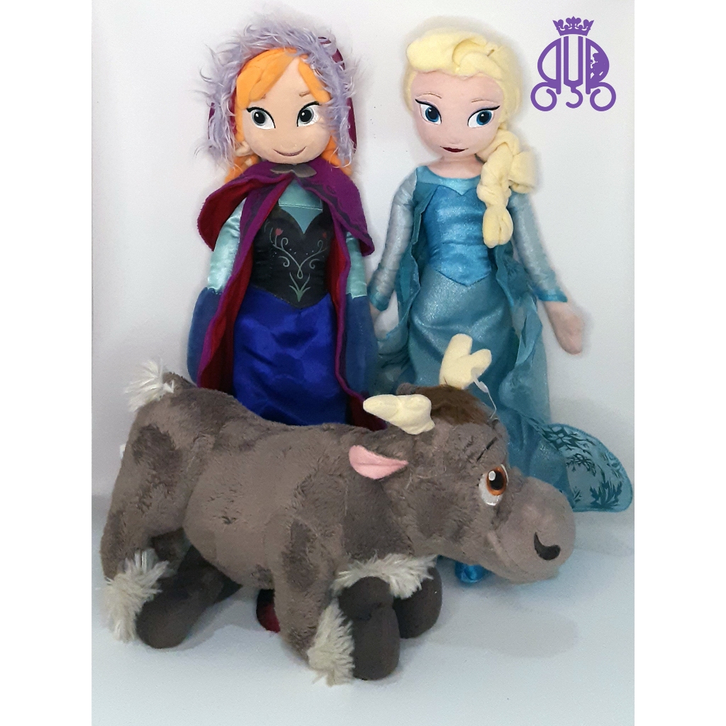 Boneka karakter Frozen | Elsa, Anna, Kristoff, Olaf, Sven, Bruni