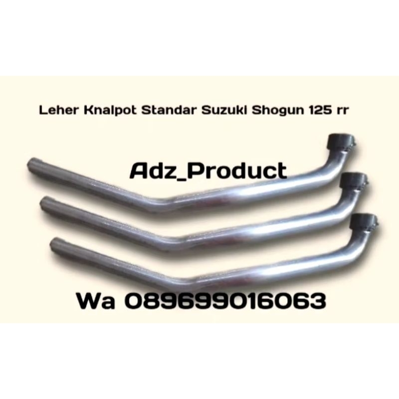 Leher Knalpot Standar Suzuki Shogun 125rr