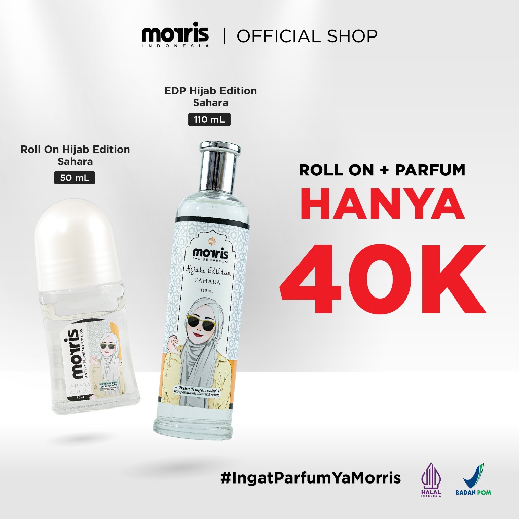 [HIJAB EDITION] Parfum Hijab Sahara + Deodorant Hijab Sahara - Bundle Hijab Edition Paket Hijab Parf