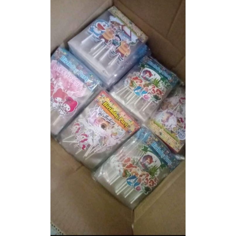 TOPER KARAKTER ULANG TAHUN / TOPER KUE ULANG TAHUN