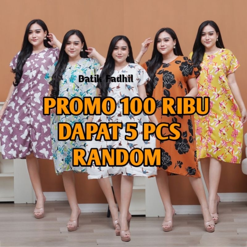 Daster Murah 100 Dapat 5 | 100ribu Dapat 5 Daster | Daster Murah | Paket Usaha Daster Murah | Daster