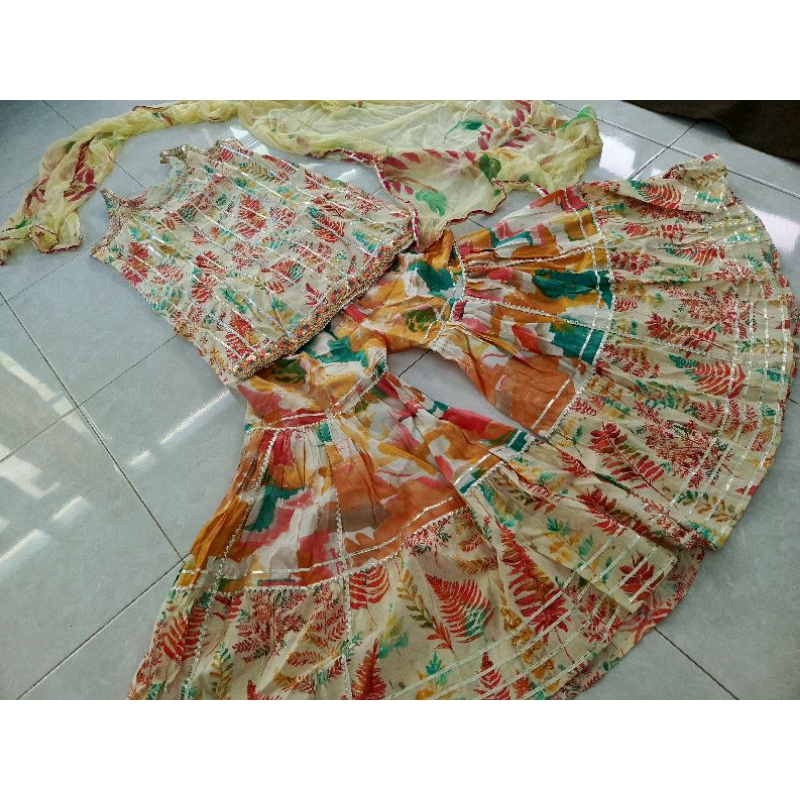 sharara set India New (bkn preloved)