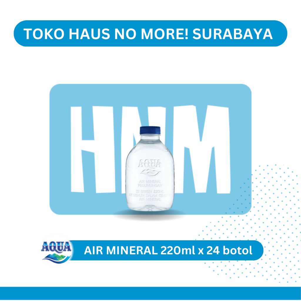 

AQUA Air Mineral 220ml (1 box isi 24 botol)