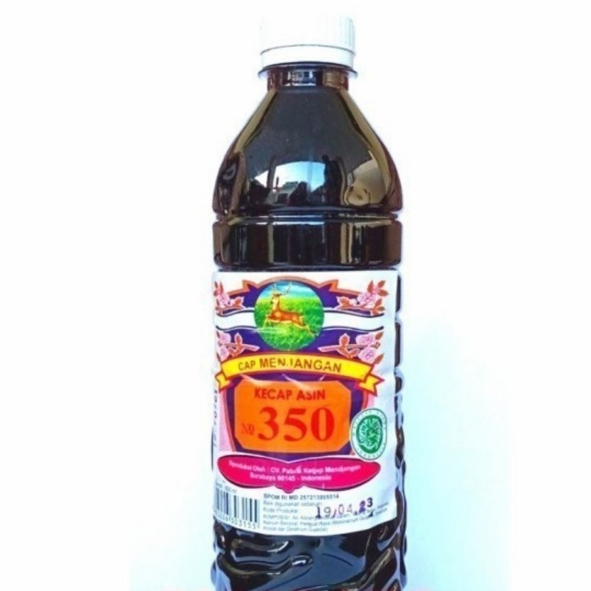 

KECAP ASIN CAP MENJANGAN NO 350 KEMASAN 600 ML