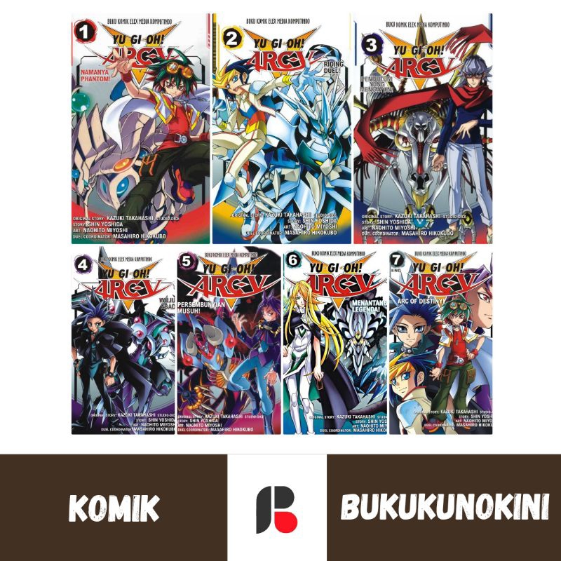 (Original, Segel) Komik Yugioh Arc V Yu Gi Oh Arc V vol 1 2 3 4 5 6 7 (Tamat) - Kazuki Takahashi (El