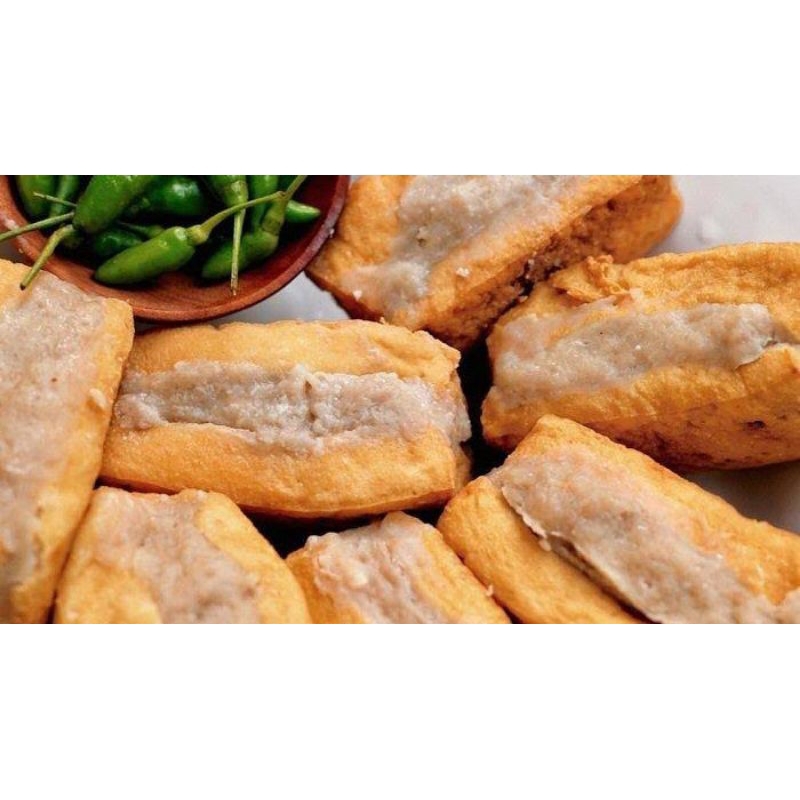 

tahu bakso isi 10 / tahu isi bakso ayam / tahu bakso daging ayam asli