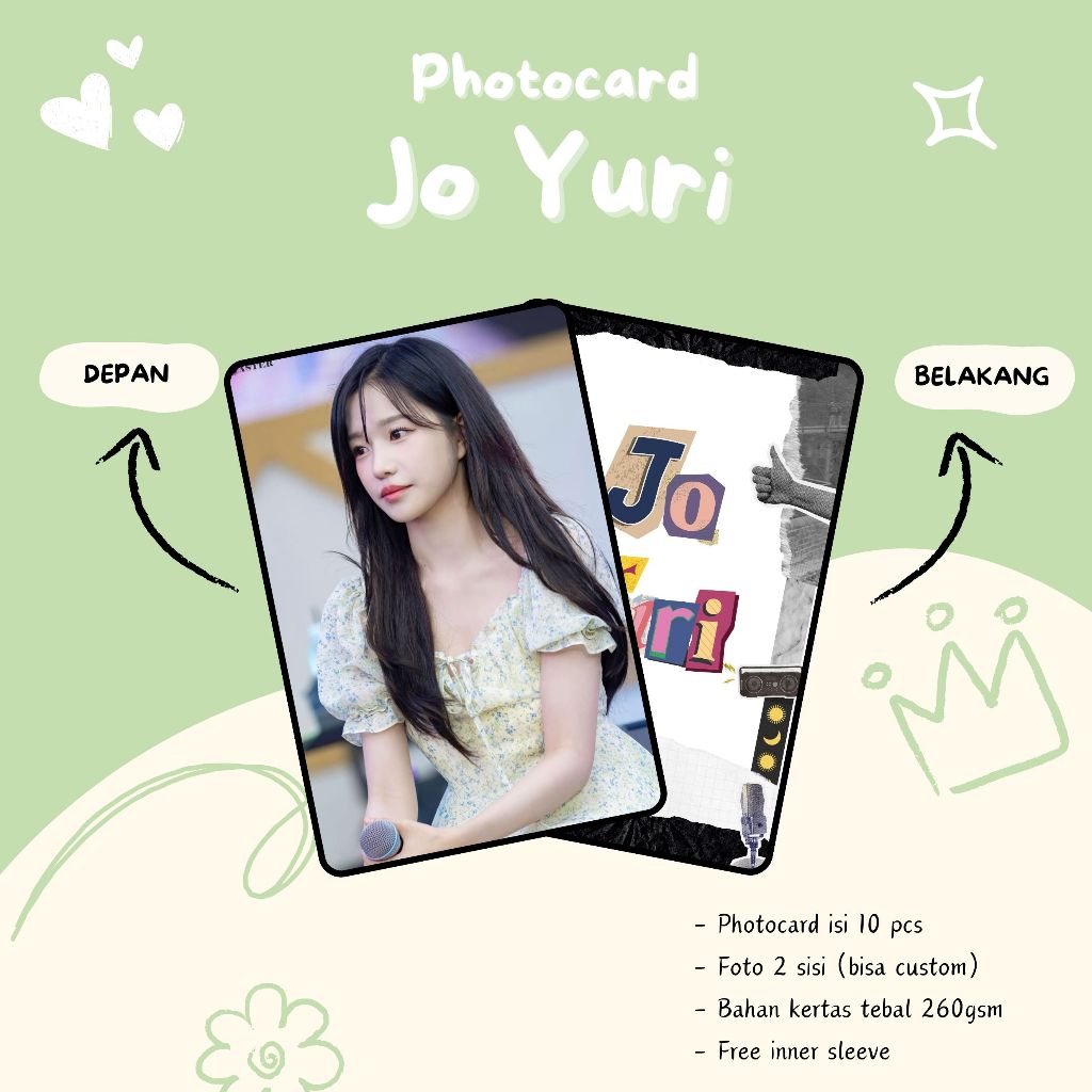 (10 PCS) PHOTOCARDS JO YURI