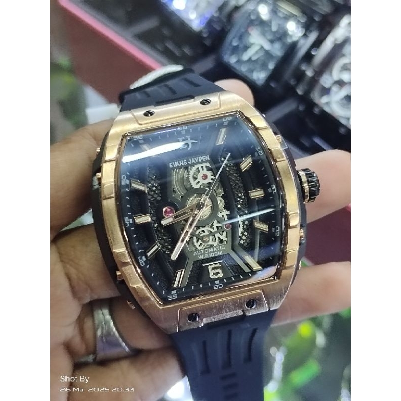 JAM EVANS JAYDEN AUTOMATIC EJ-9610 ST LIMITED EDITION STRAP RUBBER