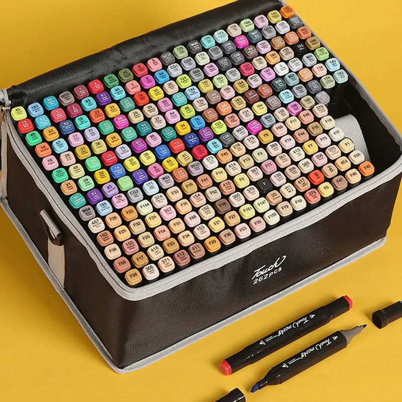 

Spidol Brush Set untuk Desain dan Ilustrasi Seni | Pensel Brush Warna Ganda untuk Seni Fine Art