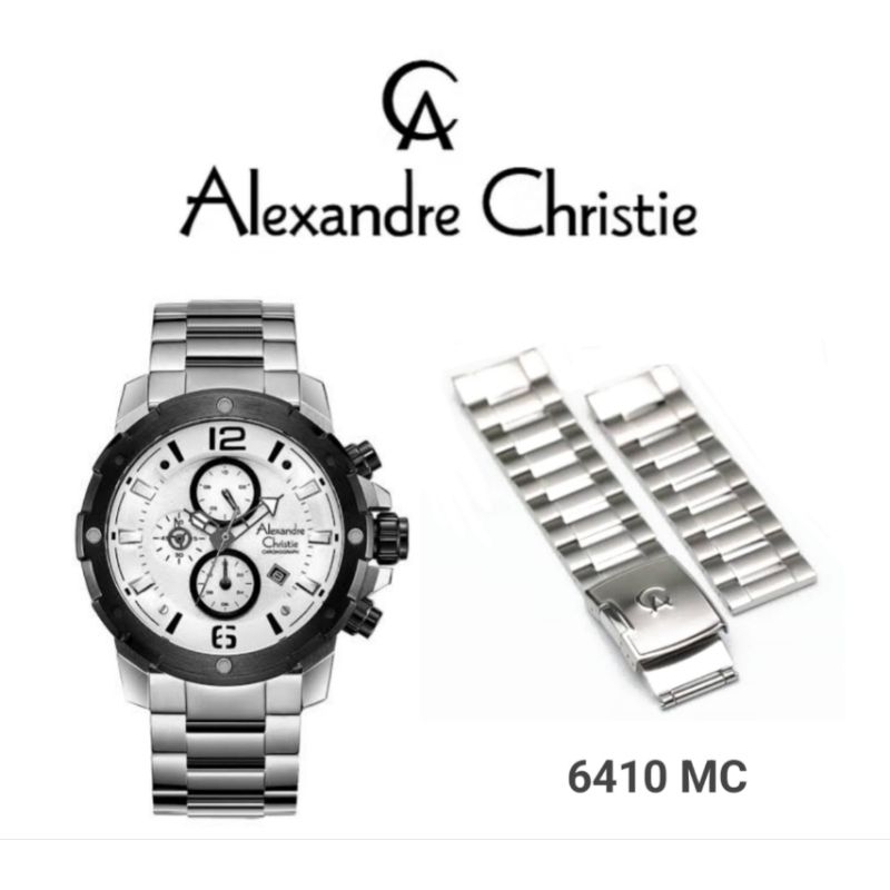 Tali Rantai Jam Tangan Alexandre Christie Type AC 6410 MC Original