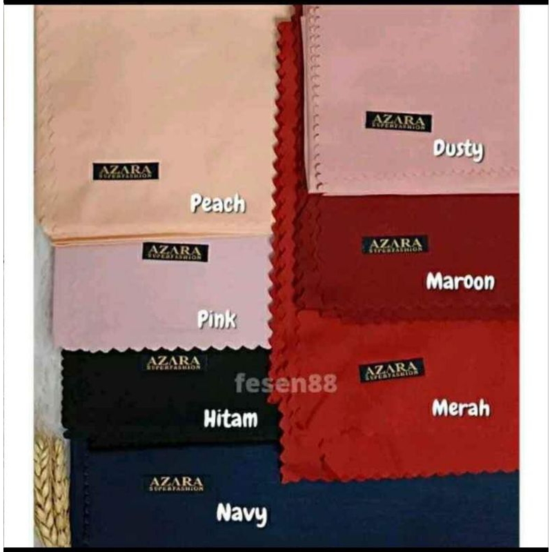 hijab segi empat polos azara