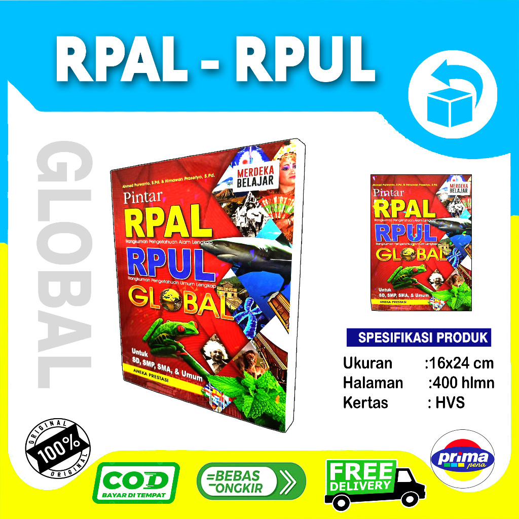Buku RPAL-RPUL GLOBAL Lengkap/HVS/Cover Merah