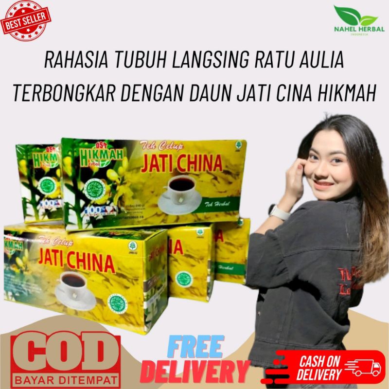 

READY✅ Jangan Hanya Impian, Rasakan Tubuh Langsing Ala Ratu Aulia Dengan Teh Celup Jati Cina Hikmah Pelang