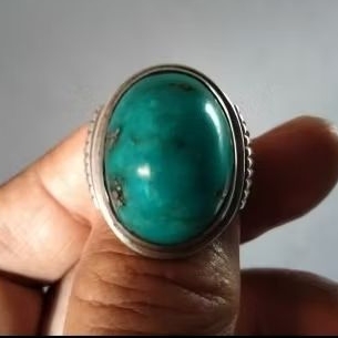 Pirus Persia abdurrozzaq lawas jadul vintage jenong mumbul ring perak asli murni tersedia keris kina