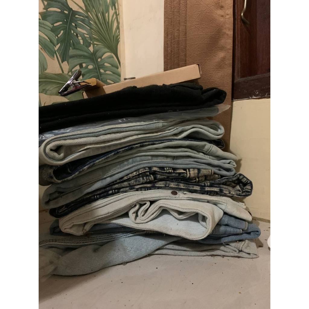 BEST SELLER CELANA KULOT JEANS OTENTIK J23 - HIGHWAIST KULOT JEANS LOOSE WANITA - CELANA KULOT