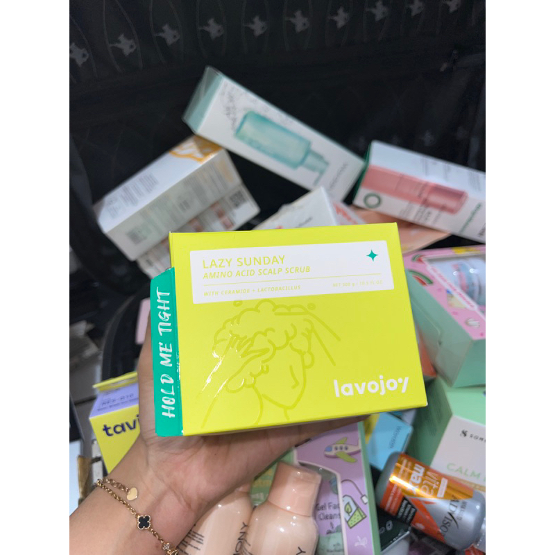 lavojoy lazy sunday amino scalp scrub